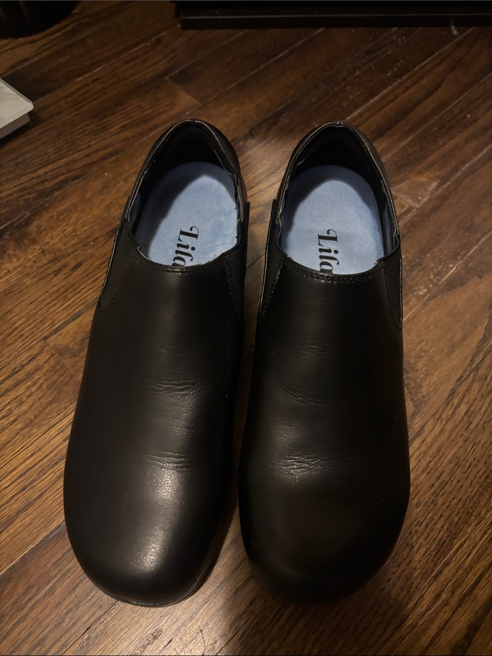 Shoes For Crews Women's Black Slip-On Mules